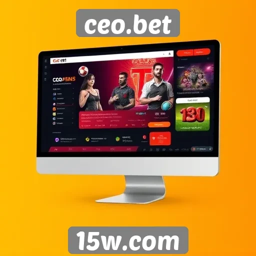 Interface e design do site ceo.bet para jogadores